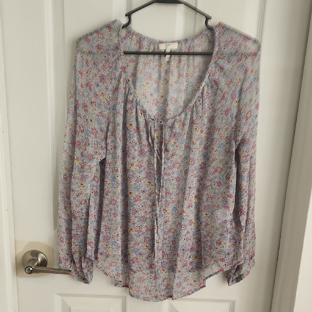 Joie Multicolor Floral Blouse